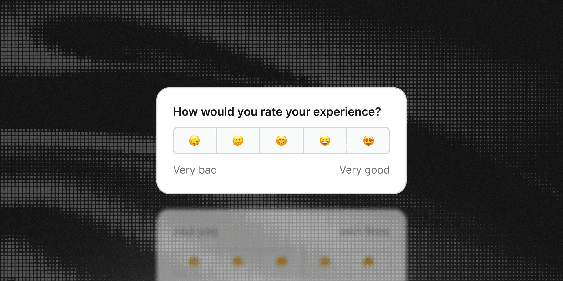 An example of a CSAT survey