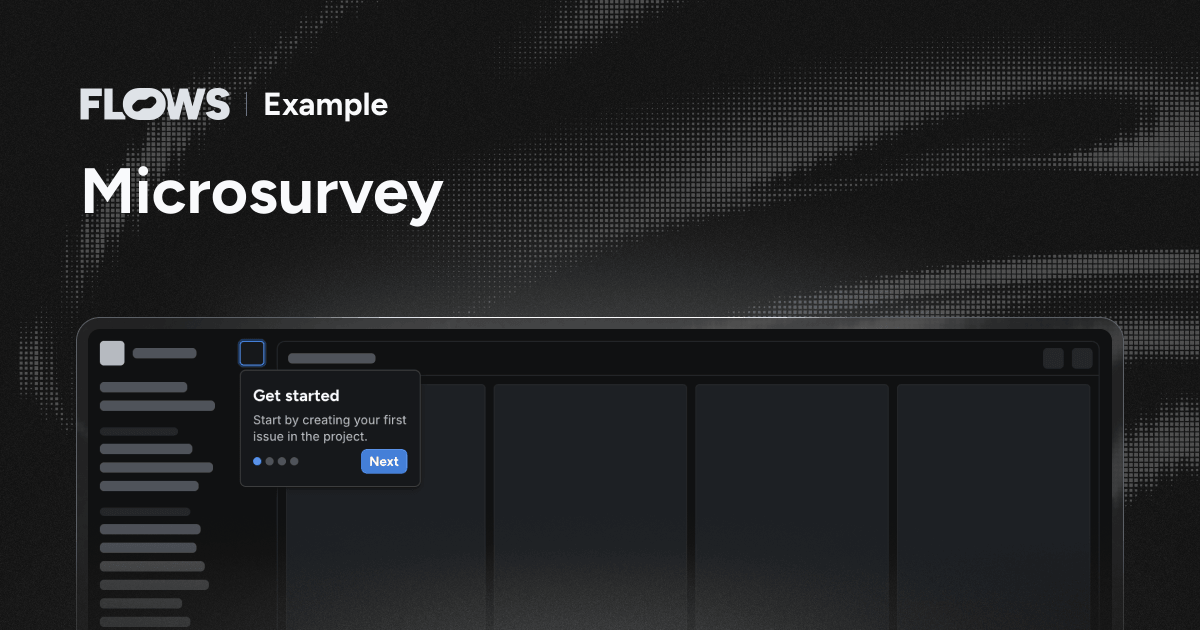 Microsurvey – Example