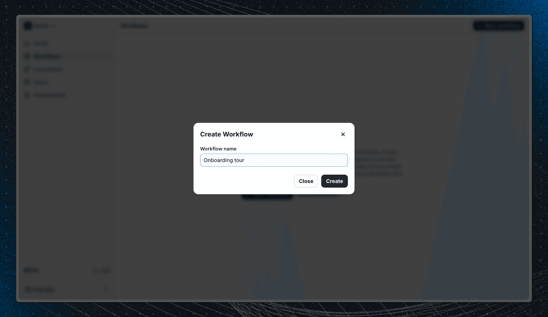 Create workflows